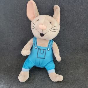 Kohls Cares 2015 Plush IF YOU GIVE A MOUSE A COOKIE Blue Overalls No Tag